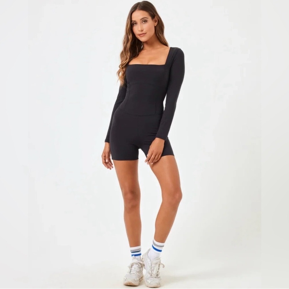 l*space Black Active Allistar Romper